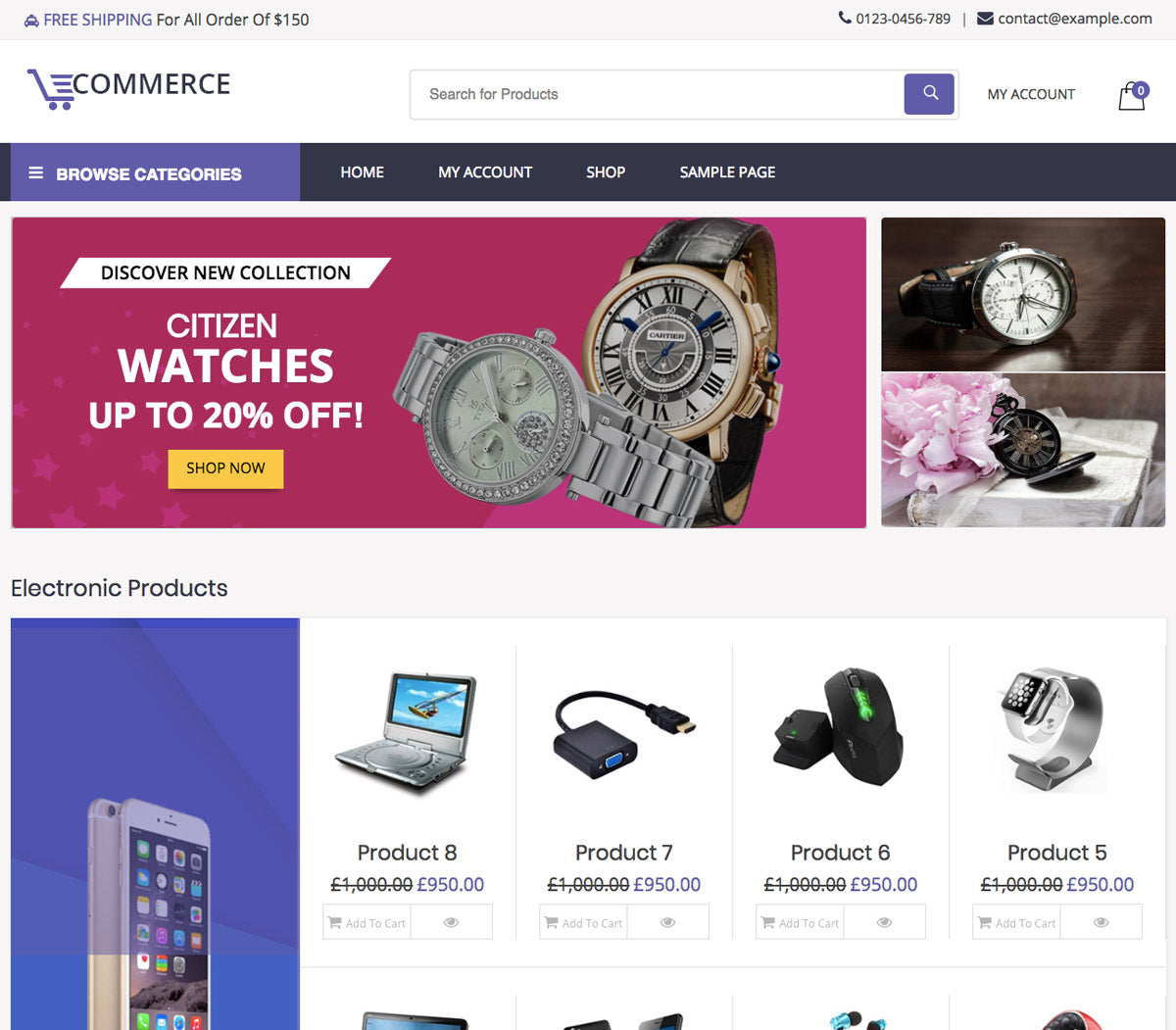 Supermarket Ecommerce Pro
