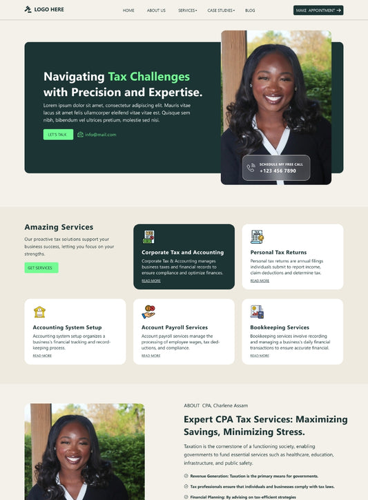 CPA – Free Accountant WordPress Theme