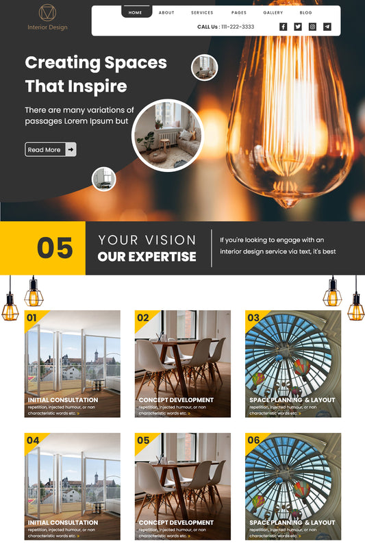 Free Interior Architect WordPress Theme