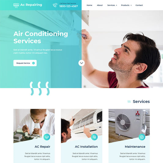 AC Repair Wordpress Theme