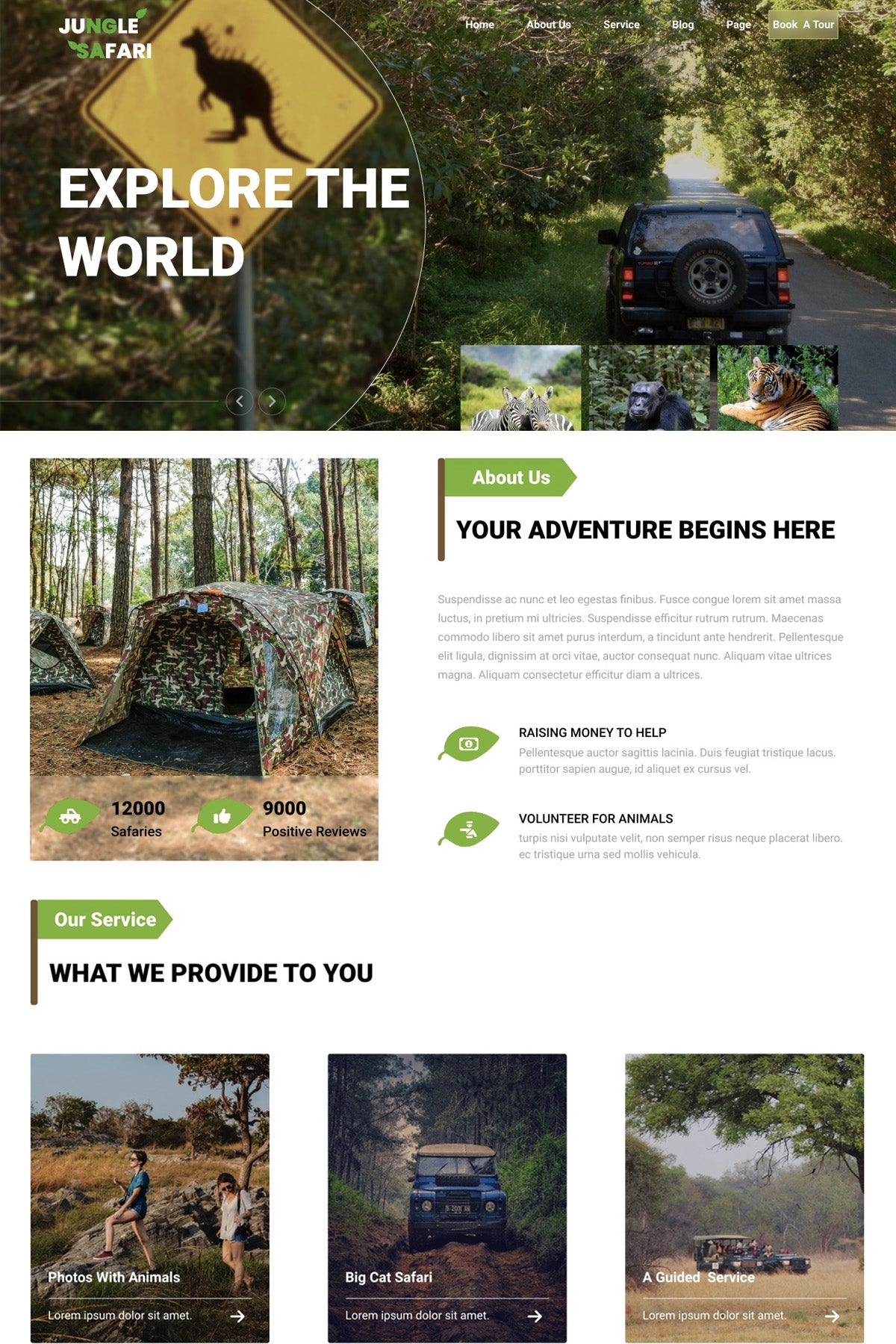 Forest Adventure Wordpress Theme