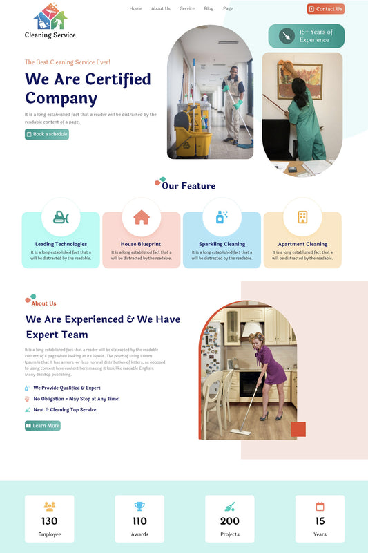 Cleaning Expert Free WordPress Theme