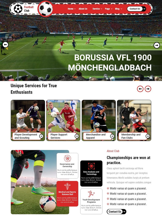 football wp theme