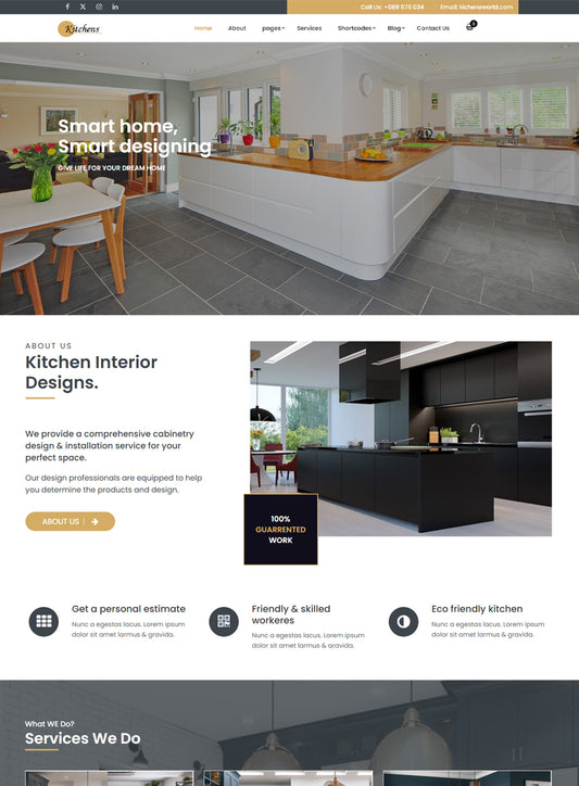 Premium Kitchen Decor Wordpress Theme