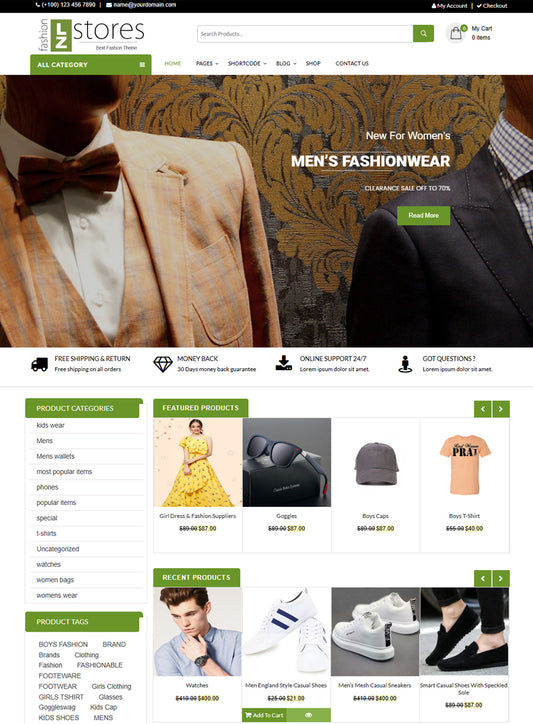 LZ Fashion Ecommerce Pro