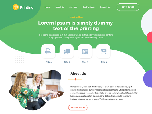 Printing Wordpress Theme
