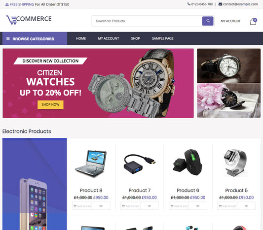 Supermarket Ecommerce Pro