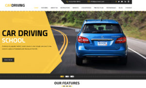 Driving School Wordpress Theme