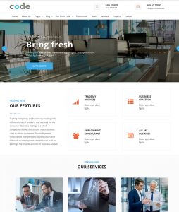 One Page Wordpress Theme