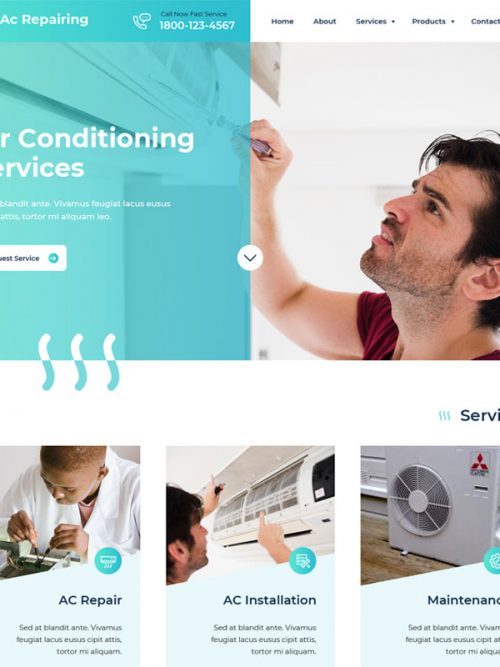 AC Repair Wordpress Theme