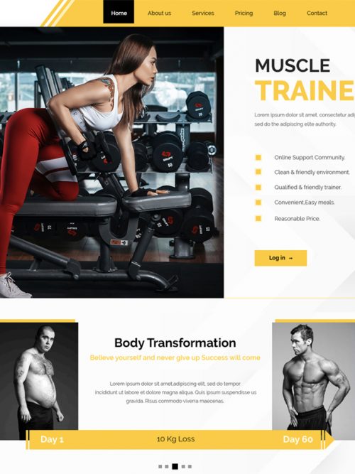 Fitness Wordpress Theme