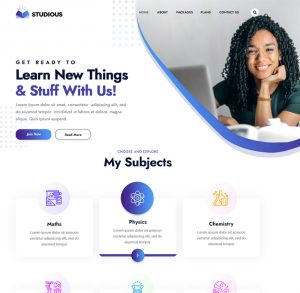 Tutor Wordpress theme