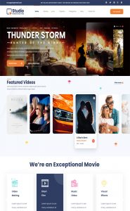 Videographer Wordpress theme