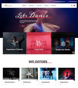 Dance Academy Wordpress Theme