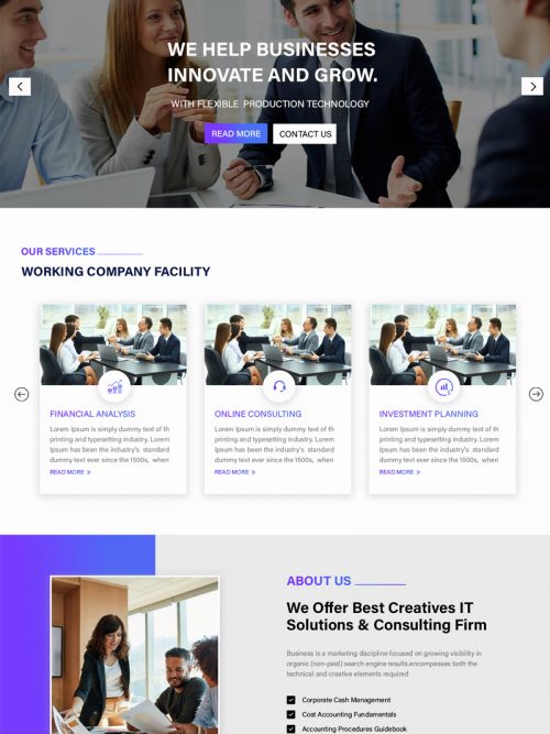 Corporate Wordpress Theme