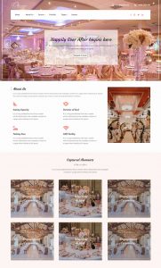 Wedding Hall Wordpress Theme