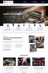 Computer Repair Shop Wordpress Theme