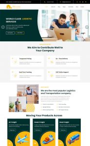 Movers Wordpress Theme