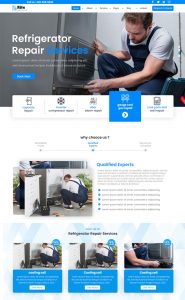 Refrigerator Repair Wordpress Theme