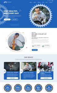 Bicycle Repair Wordpress Theme