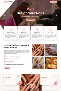 Nail Salon Wordpress Theme