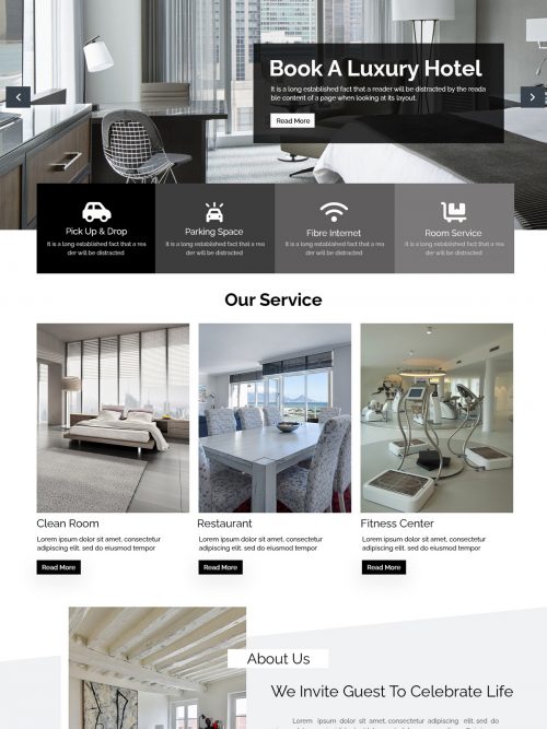 Hotel Wordpress Theme