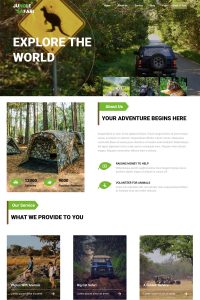 Forest Adventure Wordpress Theme