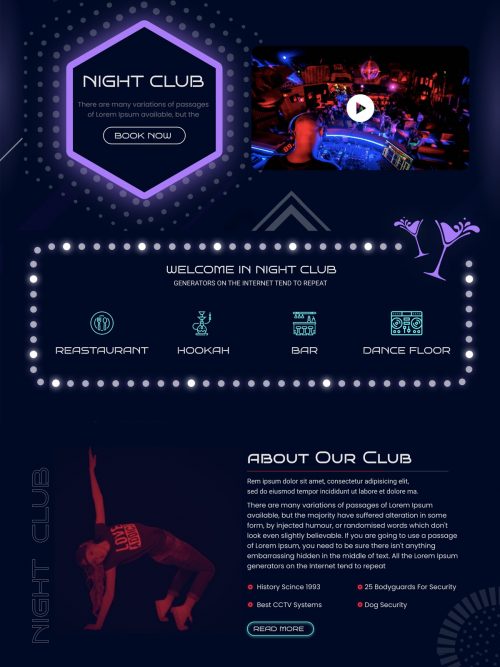 Night Club Wordpress Theme