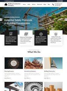 Building Construction WordPress Theme