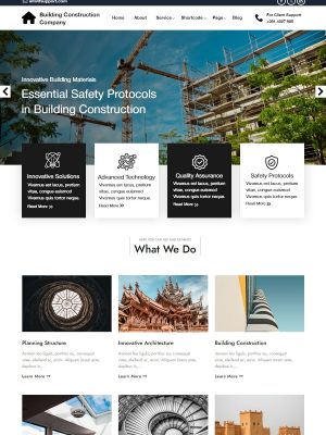 Building Construction WordPress Theme