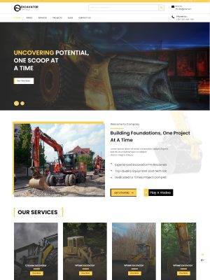 Excavator WordPress Theme