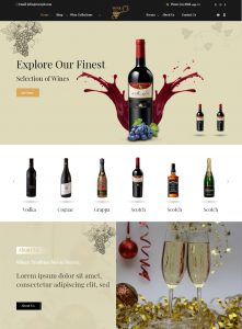 Wine Store Wordpress Theme