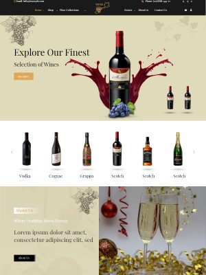 Wine Store Wordpress Theme