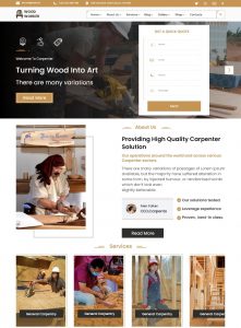 Woodworker Wordpress Theme